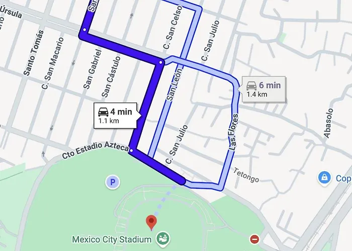 Just 950 Meters From Estadio Azteca Estadio Banorte